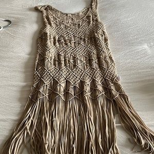 Boston Proper beautiful crochet tank.